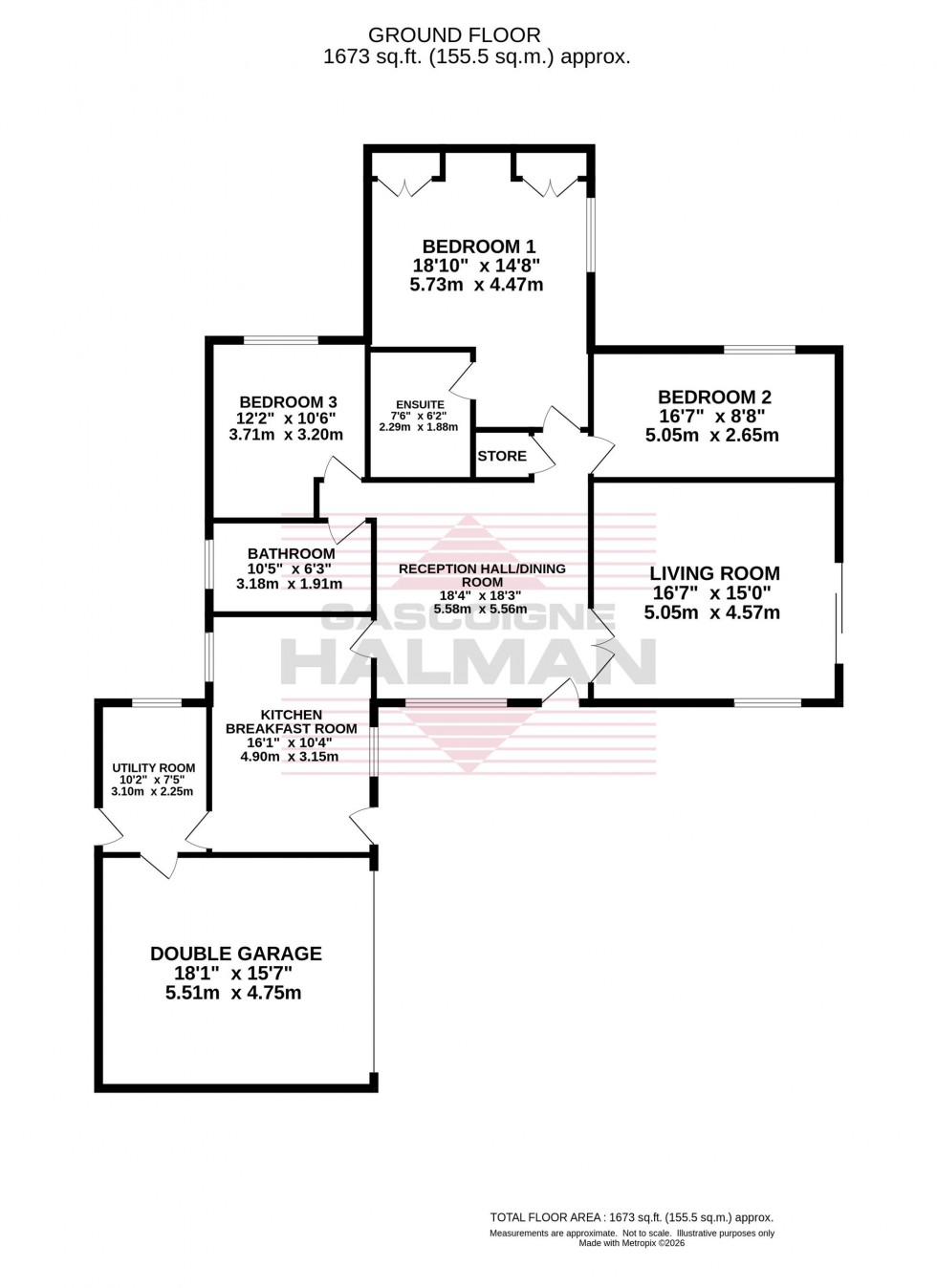 Floorplan for Penn House Close, Bramhall, SK7