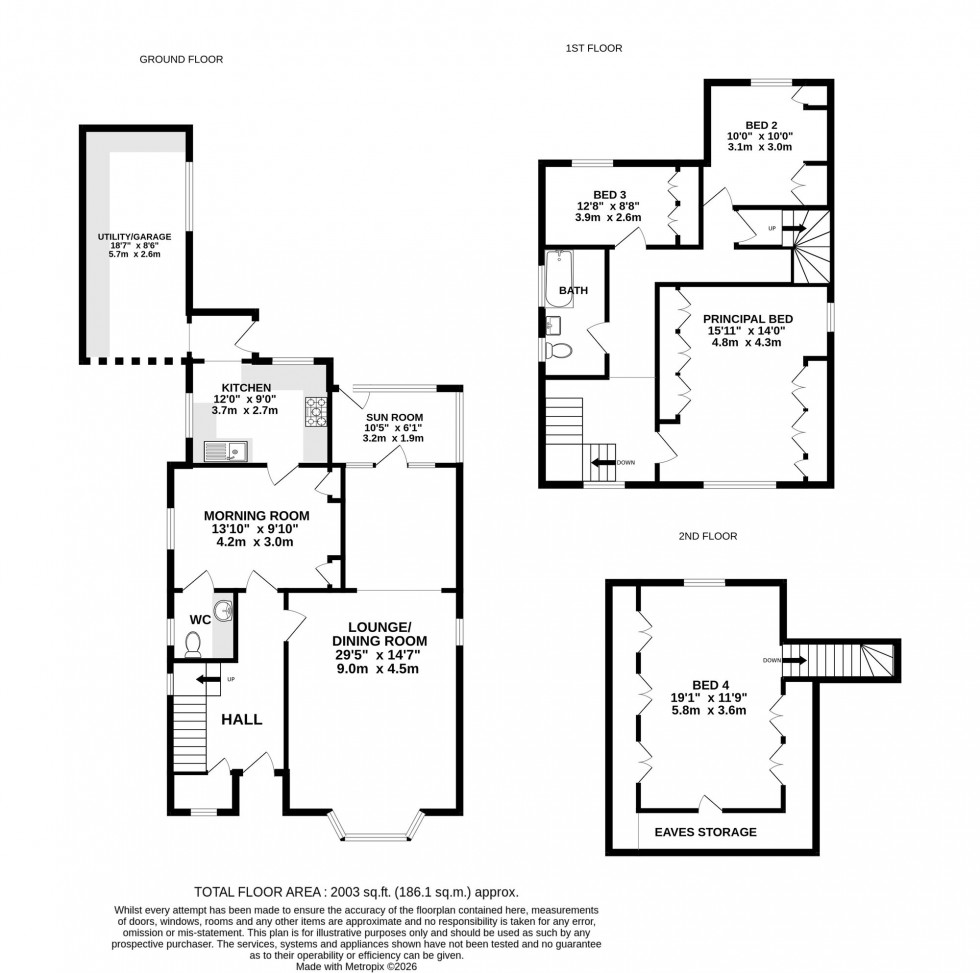 Floorplan for Ashley Road, Altrincham, WA14