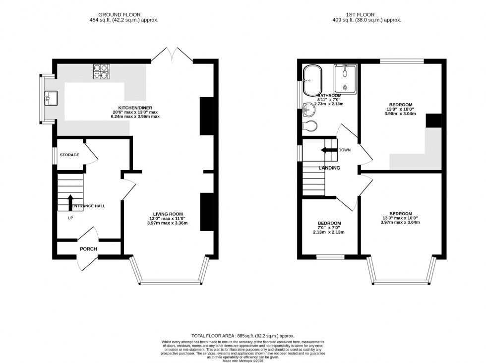Floorplan for Rothesay Crescent, Sale, M33