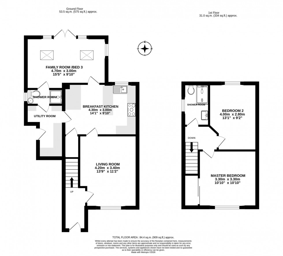 Floorplan for Smithfields, Tattenhall, CH3