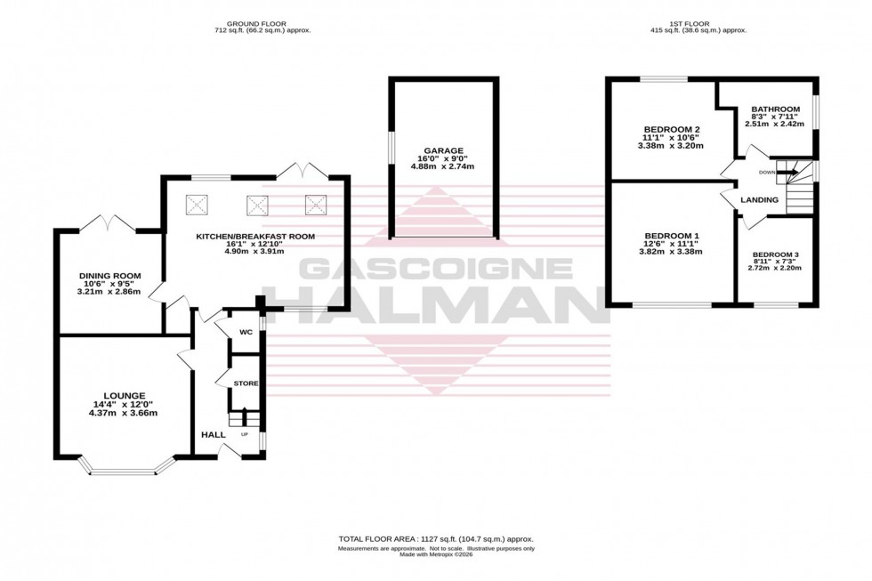 Floorplan for Hawthorn Grove, Bramhall, SK7
