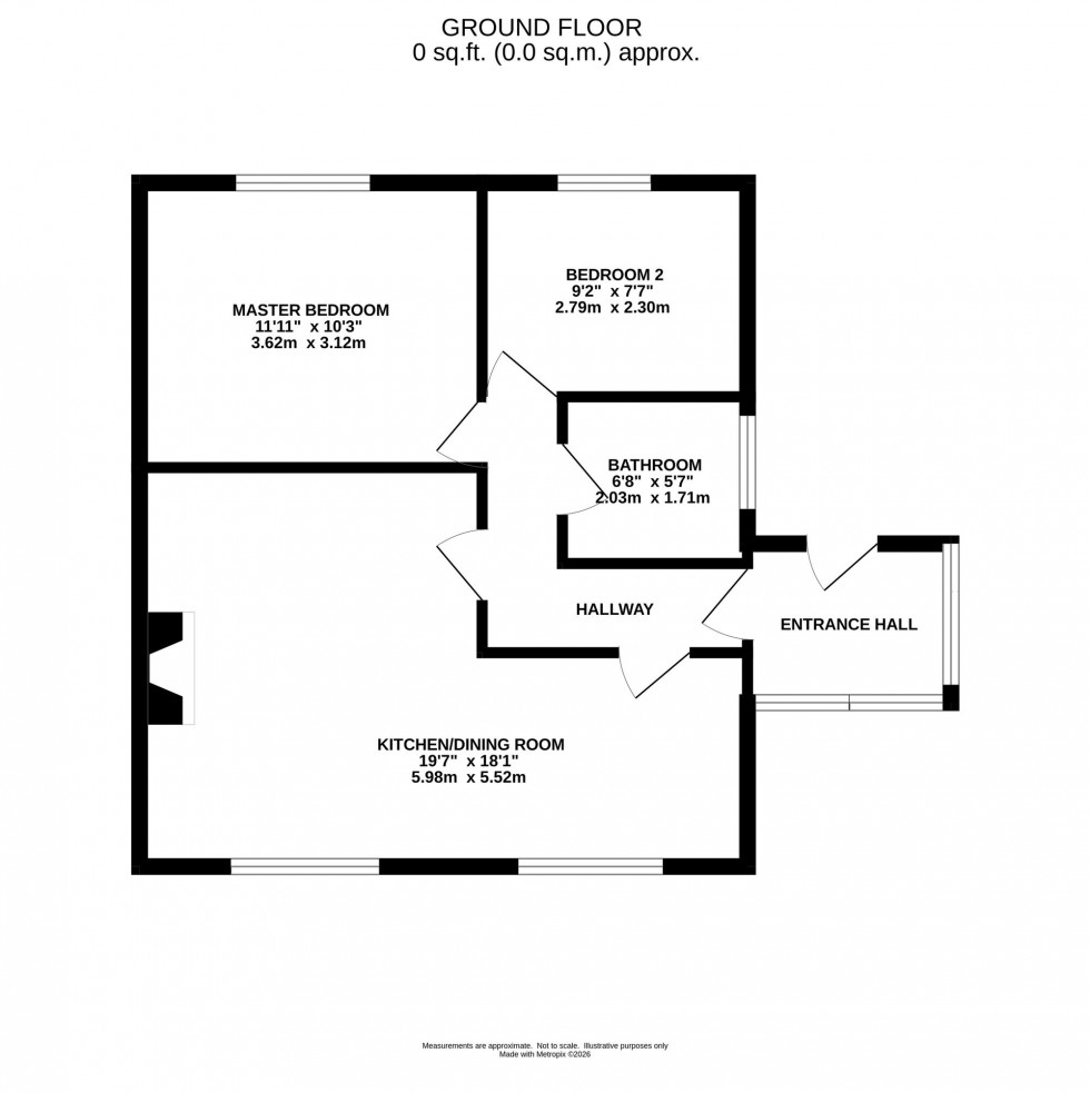 Floorplan for Ashton Avenue, Macclesfield, SK10