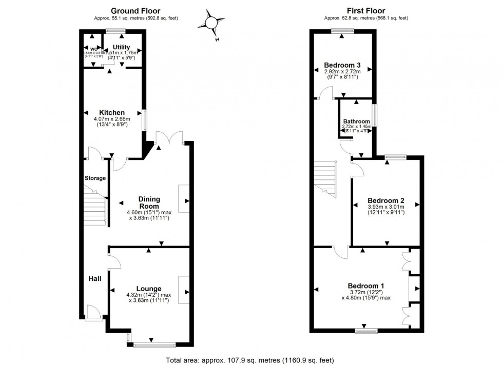 Floorplan for Church Street, Frodsham, WA6