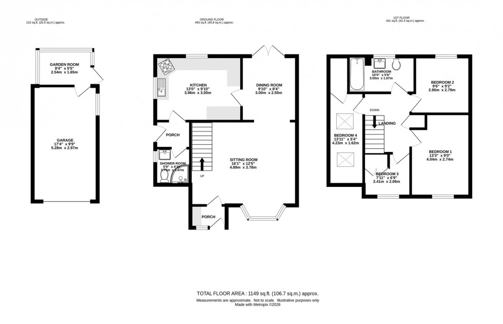 Floorplan for Wood Gardens, Hayfield, SK22