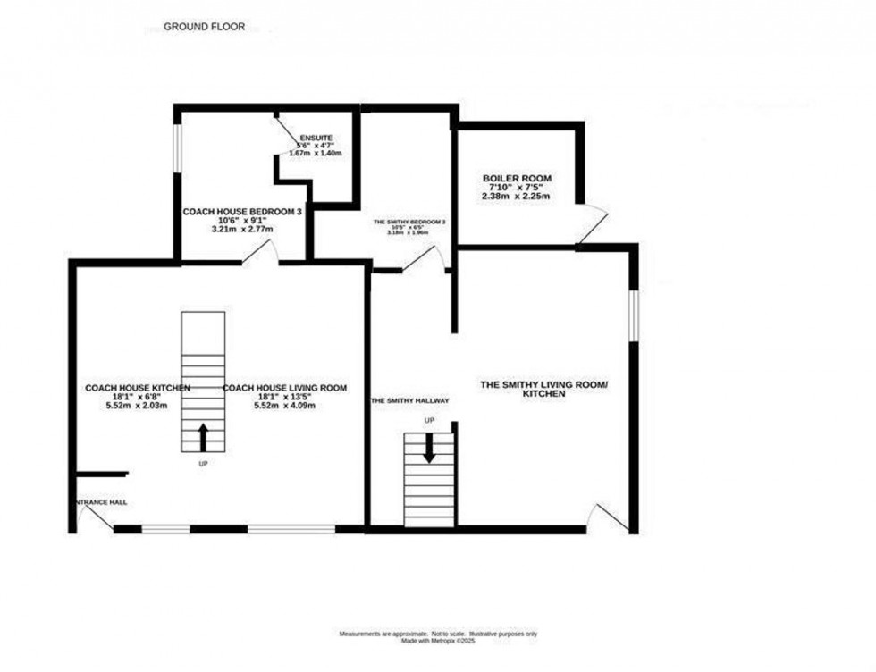 Floorplan for Upper Hulme, Leek, ST13