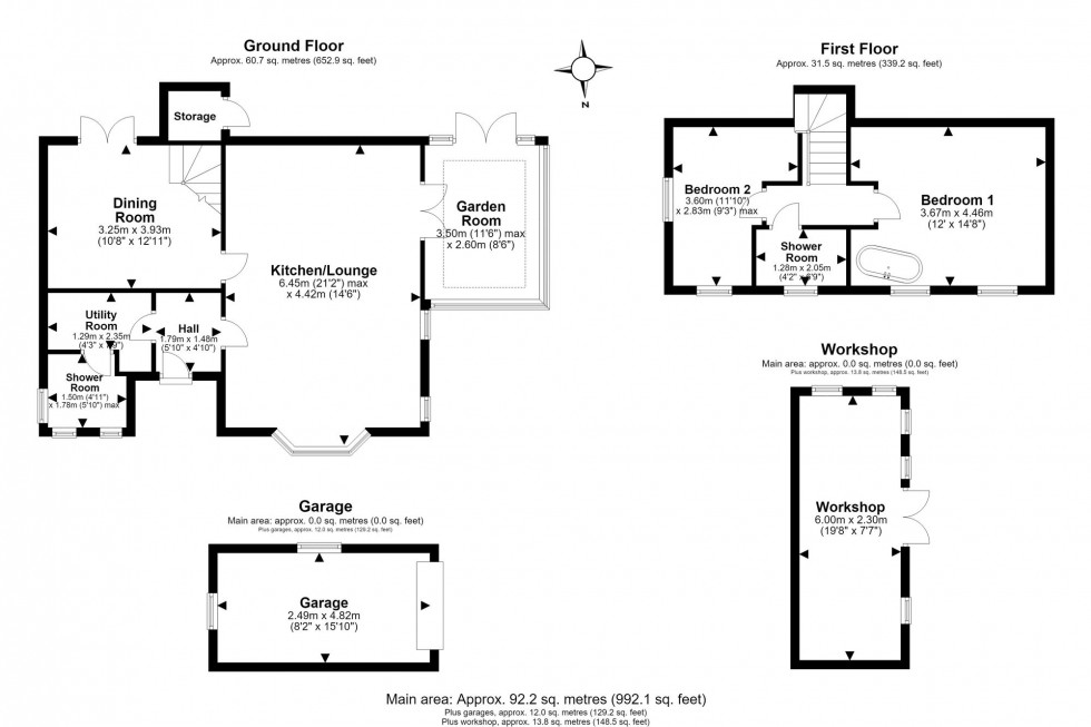 Floorplan for Lower Rake Lane, Helsby, WA6