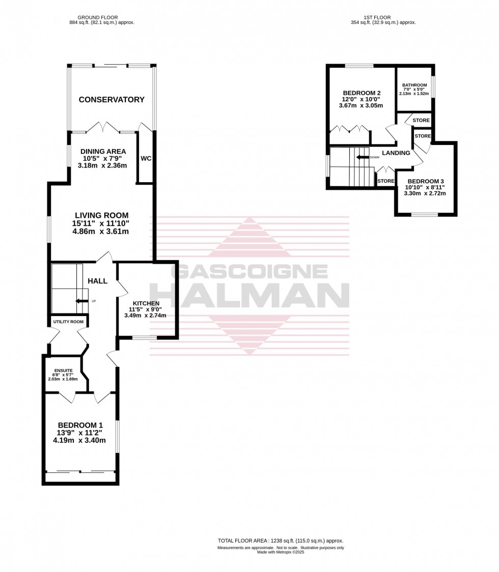 Floorplan for Longsight Lane, Cheadle Hulme, SK8