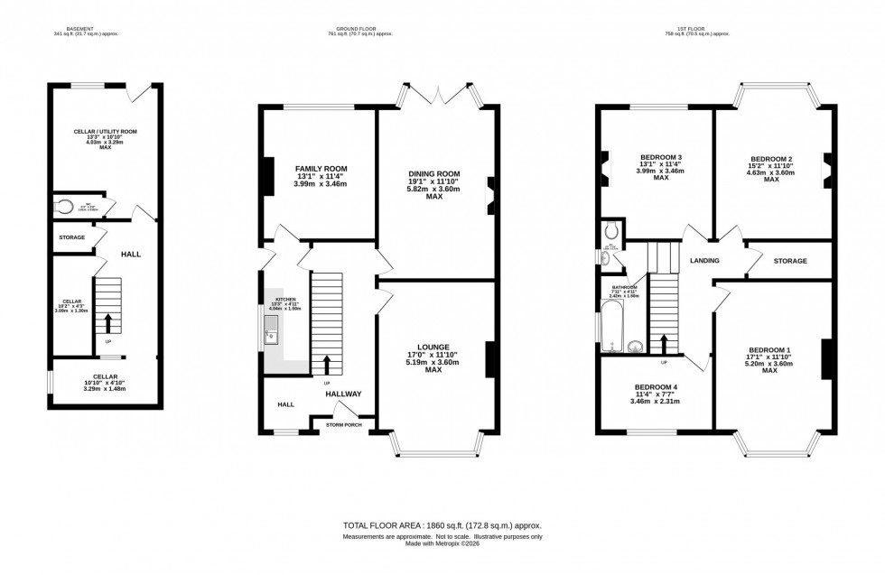 Floorplan for Stanley Road, Stockport, SK4