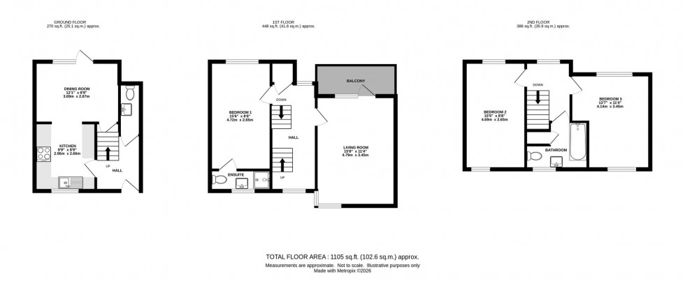 Floorplan for Longridge, Knutsford, WA16