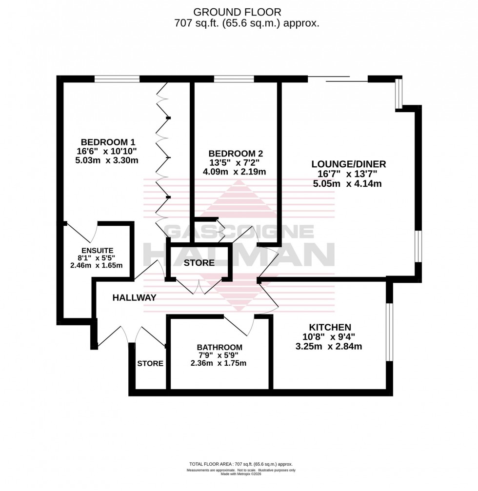 Floorplan for Glenbourne Park, Bramhall, SK7