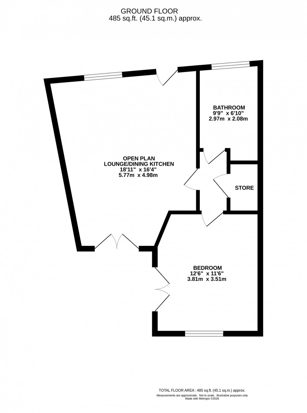 Floorplan for Royles Square, South Street, SK9
