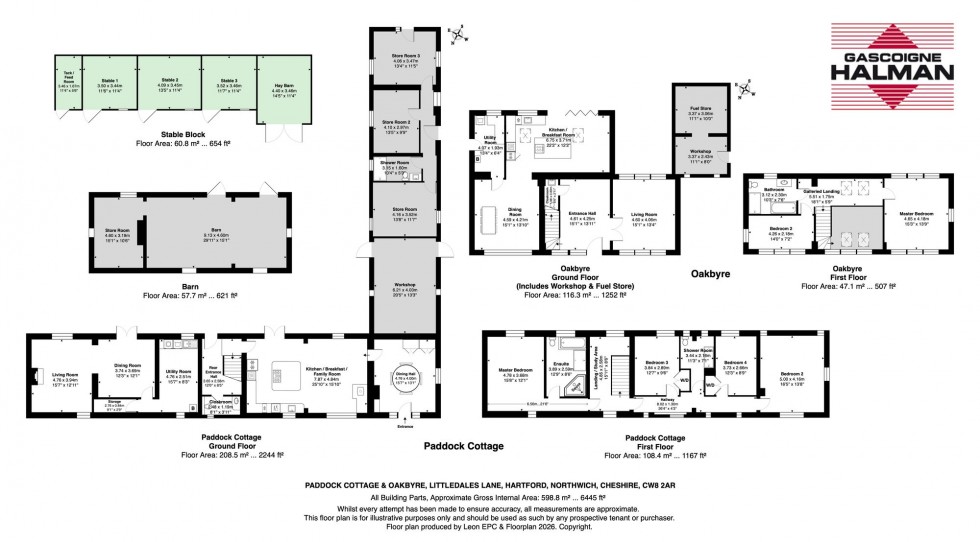 Floorplan for Littledales Lane, Hartford, CW8