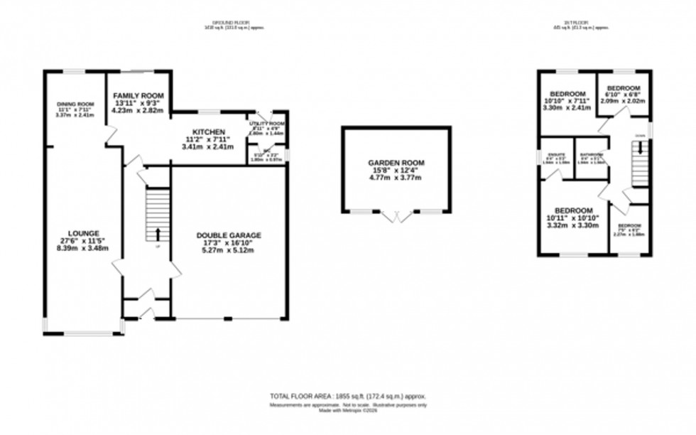 Floorplan for Sutherland Drive, Macclesfield, SK10