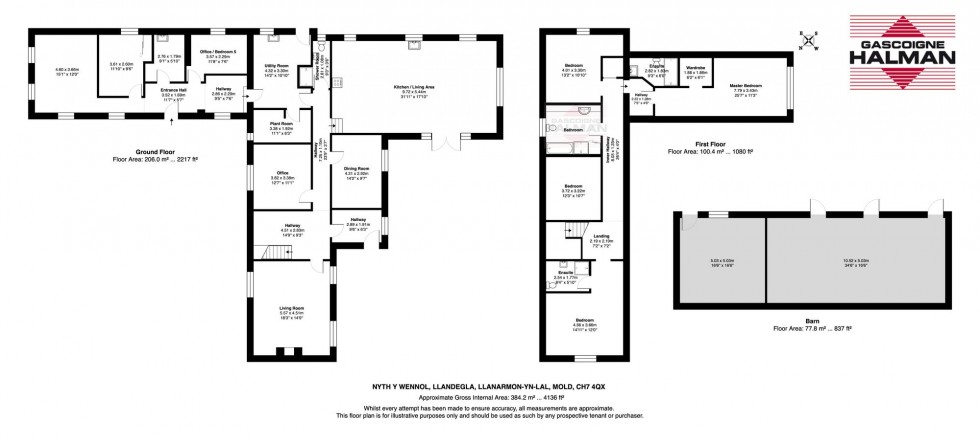 Floorplan for Llandegla Road, Llanarmon-Yn-Ial, CH7