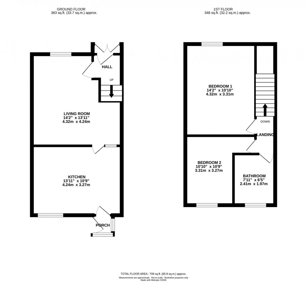 Floorplan for Moor End Road, Mellor, SK6
