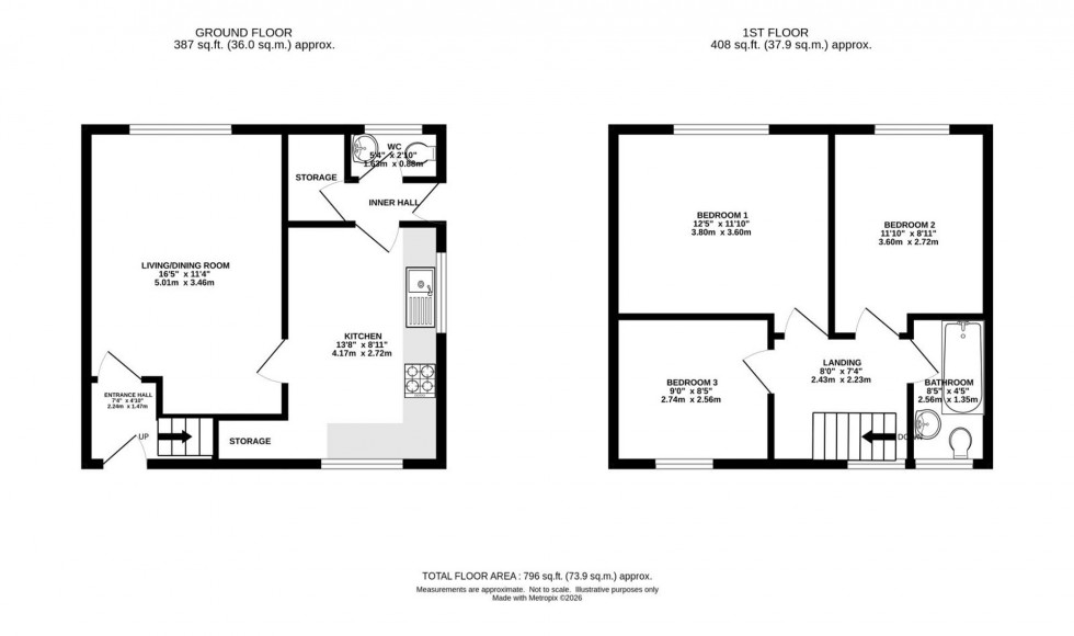 Floorplan for Golborne Avenue, Withington, M20