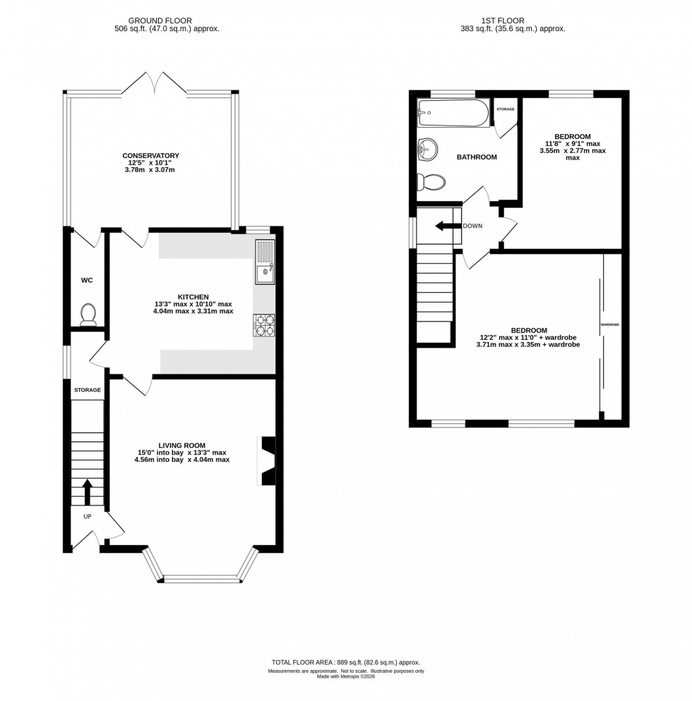 Floorplan for Macclesfield Road, Holmes Chapel, CW4