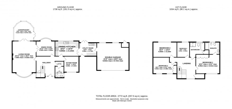 Floorplan for Fairmead, Legh Road, Knutsford