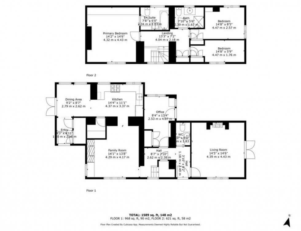 Floorplan for Grimshaw Lane, Bollington