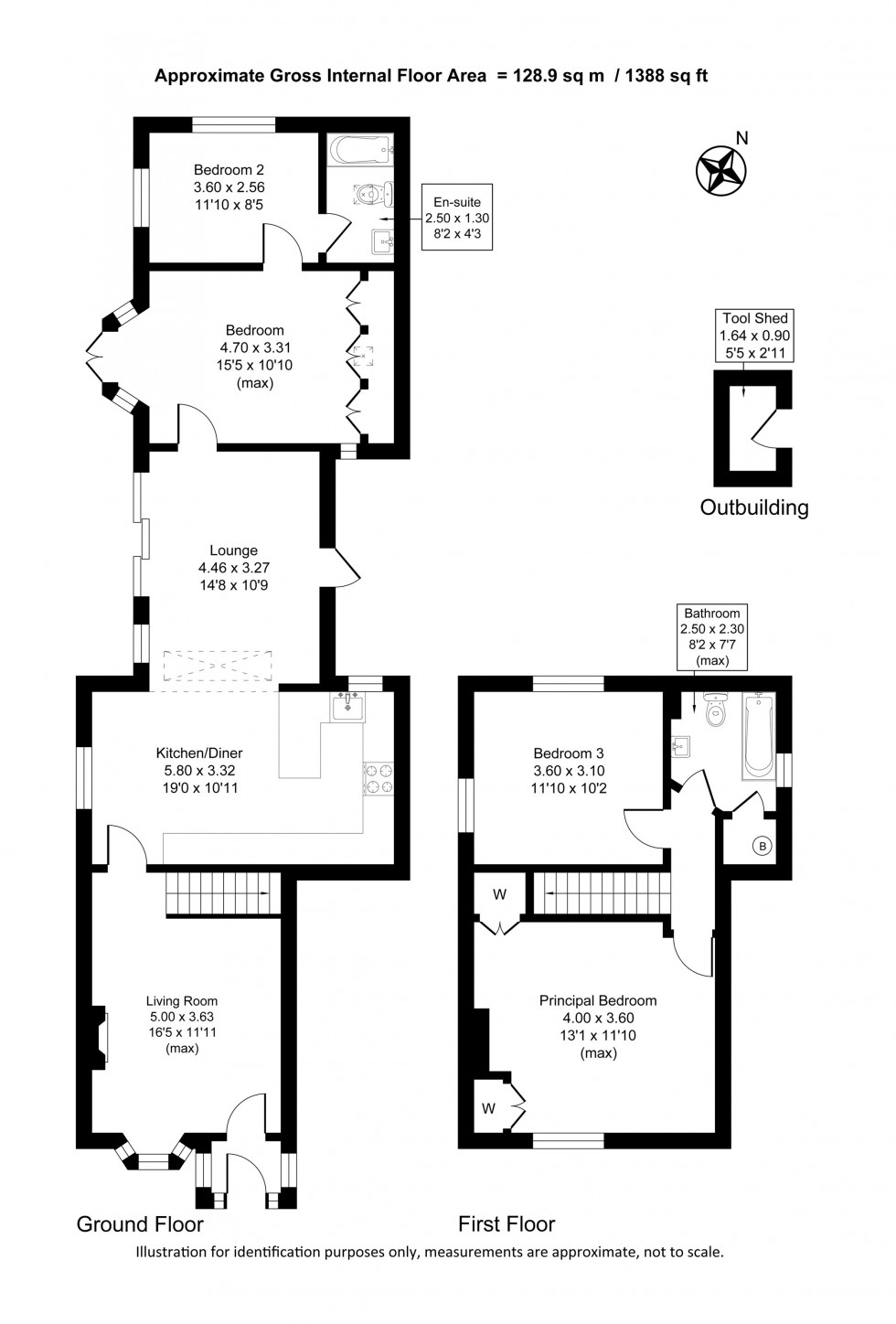 Floorplan for Rushgreen Road, Lymm