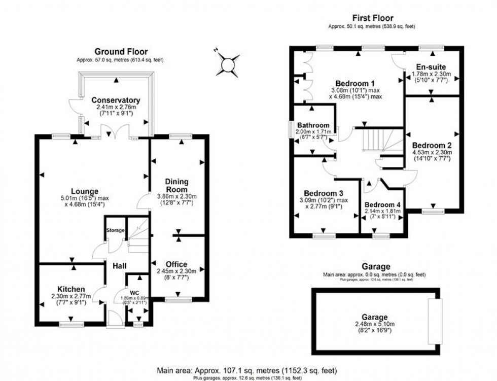 Floorplan for Manna Drive, Elton, Chester