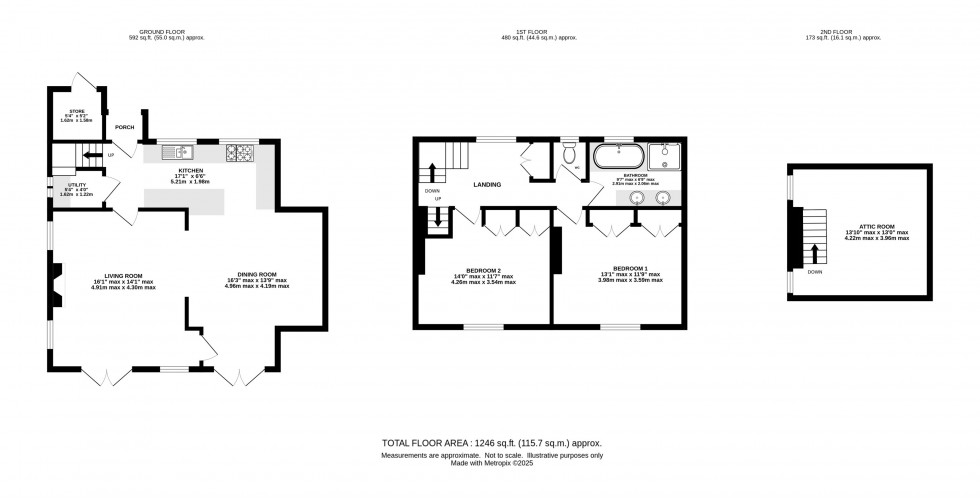 Floorplan for Newton Hall Lane, Mobberley