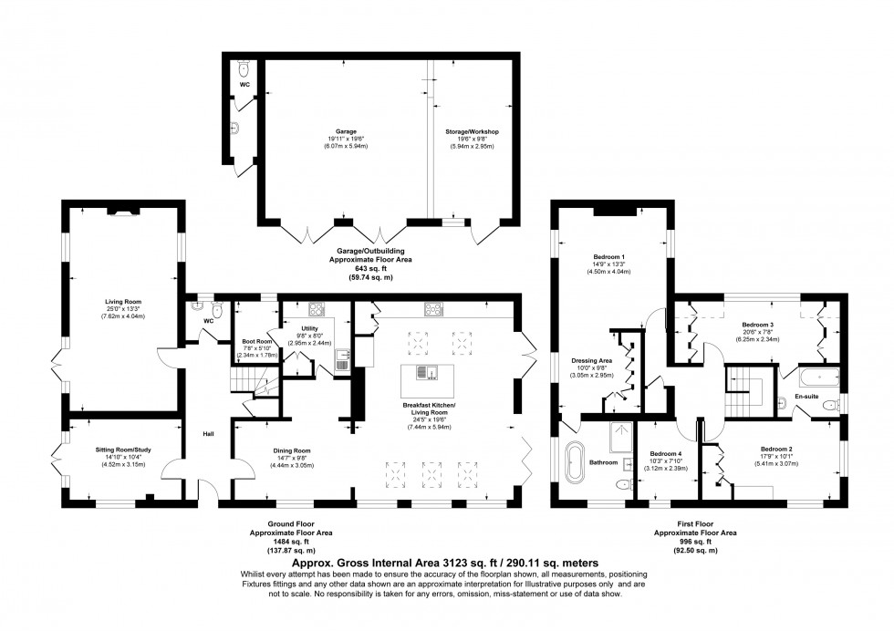 Floorplan for Reddy Lane, Millington, Altrincham