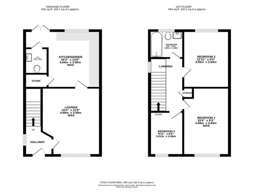 Floorplan for Charles Street, Stockport