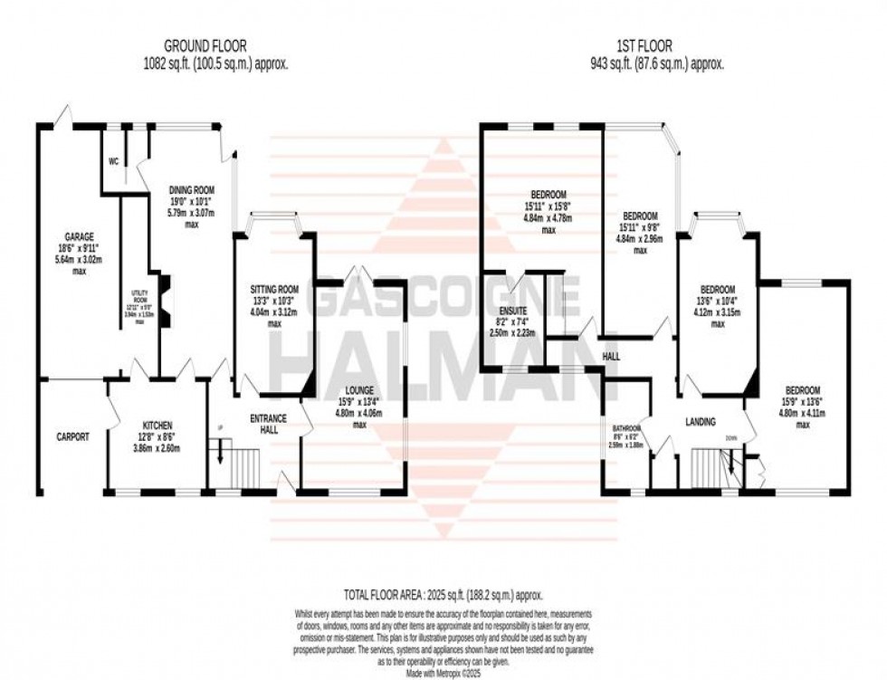 Floorplan for Moss Lane, Sale