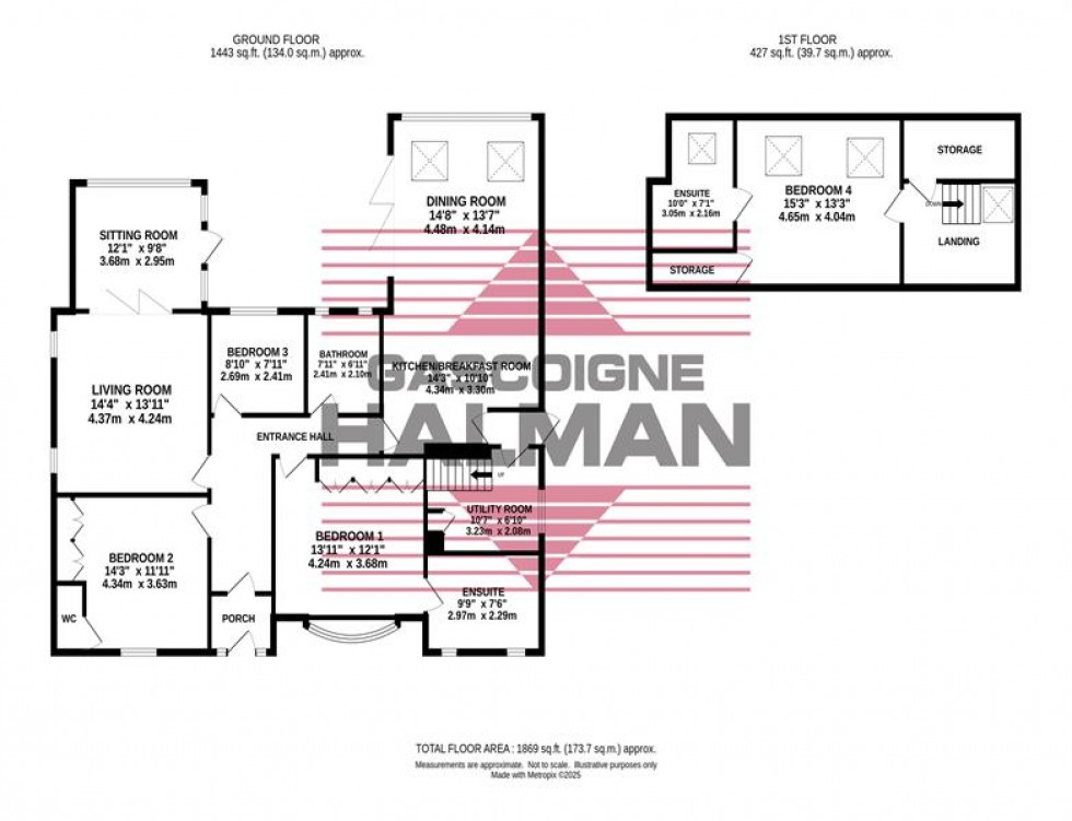 Floorplan for Larchway, Bramhall, 