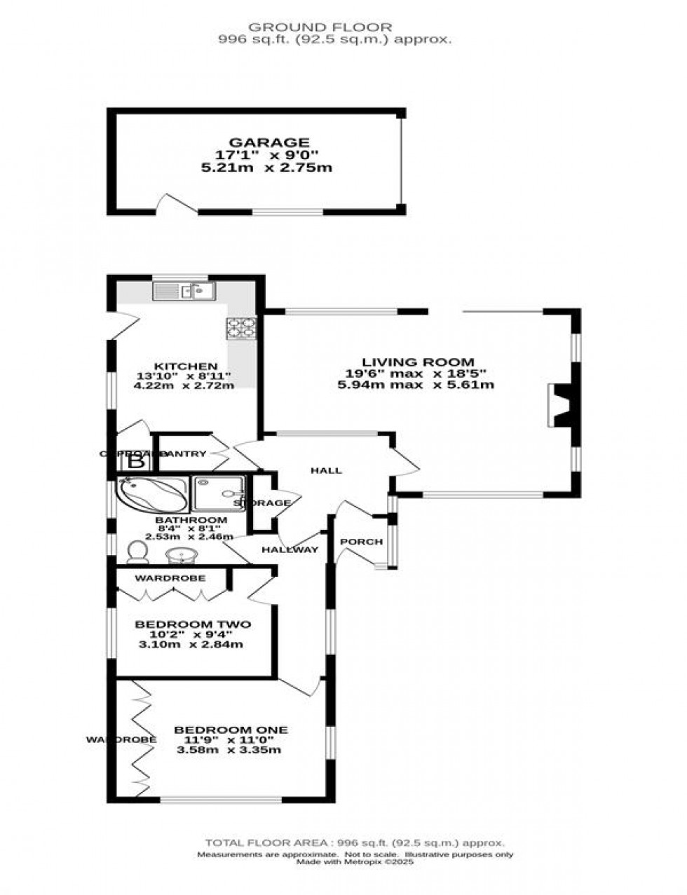 Floorplan for Thornway, High Lane, Stockport
