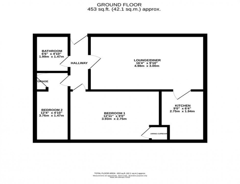 Floorplan for Linden Court, Macclesfield