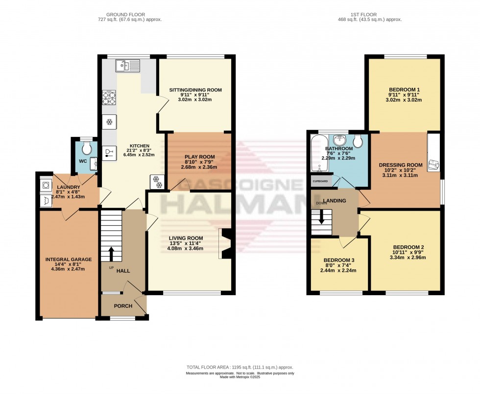 Floorplan for Werneth Road, Glossop