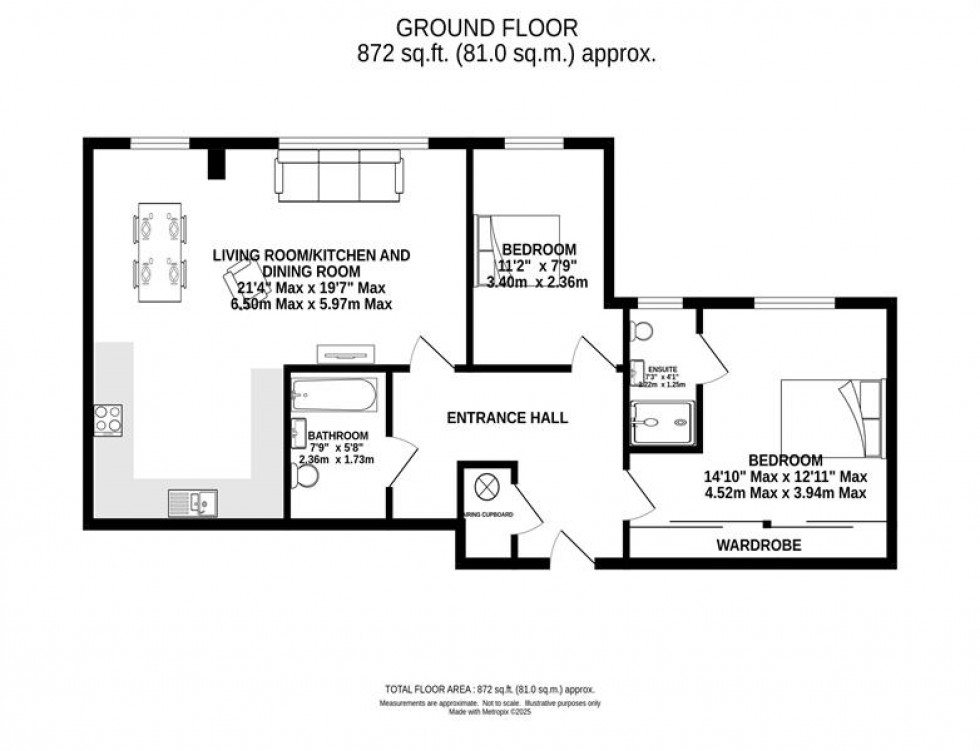 Floorplan for Apt 2 Egerton Park, Altrincham