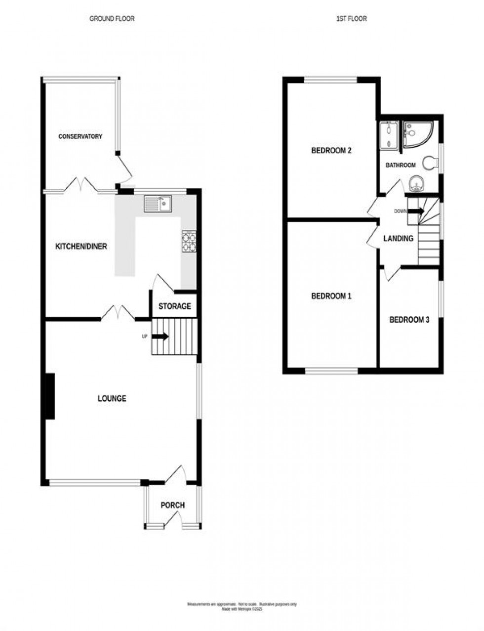 Floorplan for Gail Avenue, Heaton Norris