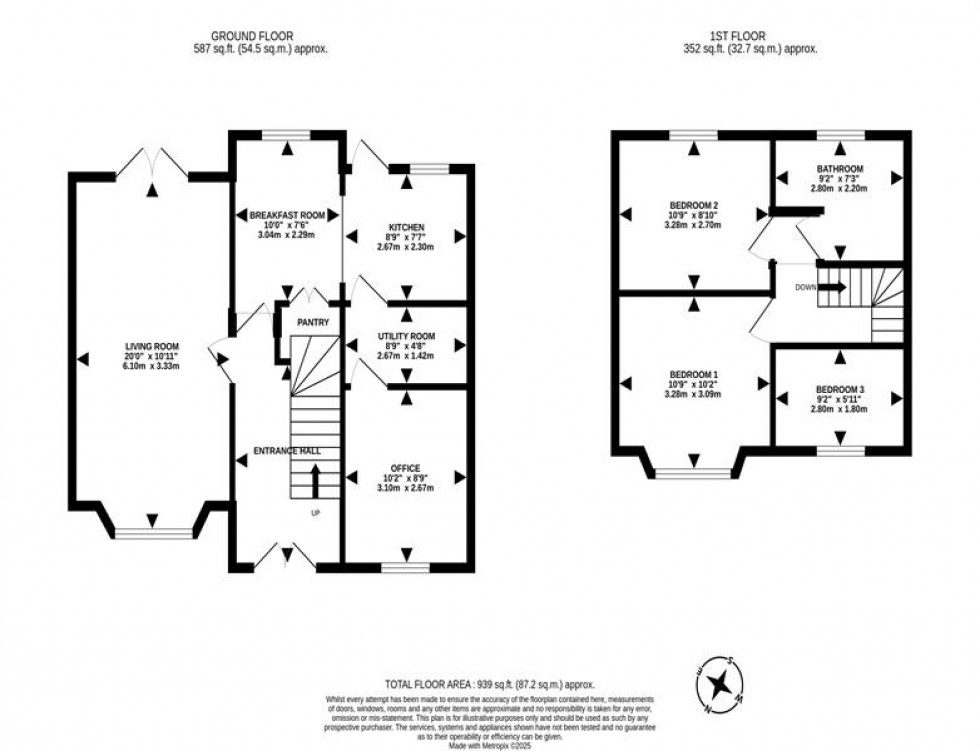 Floorplan for Hill View Avenue, Helsby, Frodsham