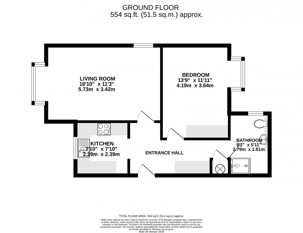 Floorplan for The Willows, Woodacres Court, Wilmslow