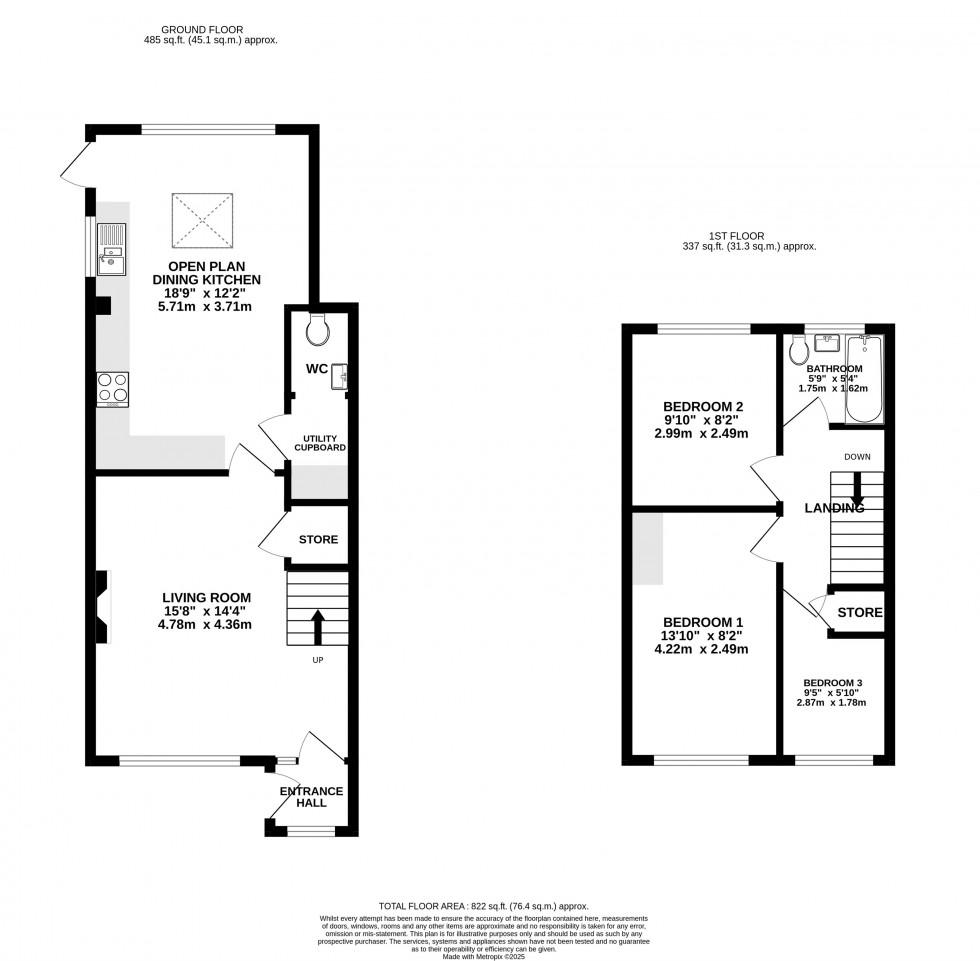 Floorplan for Turnberry Drive, Wilmslow