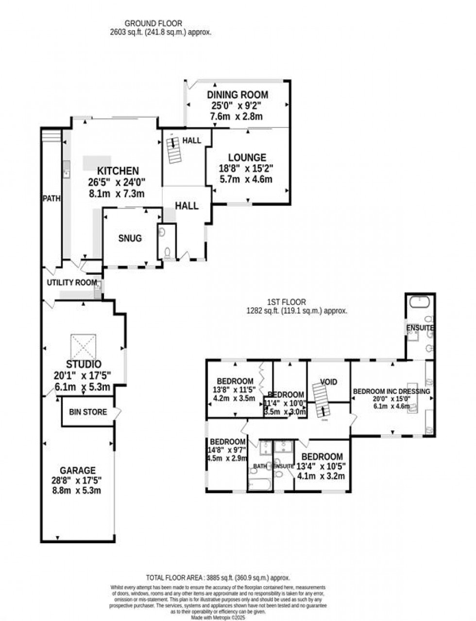 Floorplan for Park Road, Bowdon, Altrincham