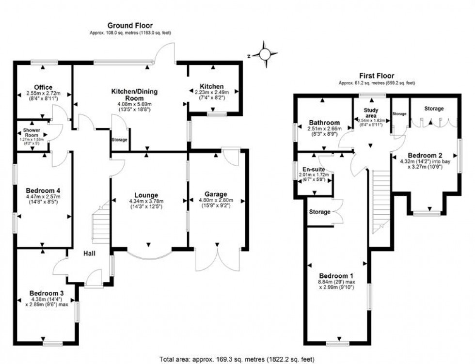 Floorplan for Station Road, Mouldsworth, Chester