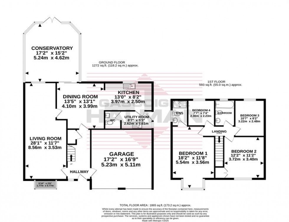 Floorplan for Marchbank Drive, Cheadle, Stockport