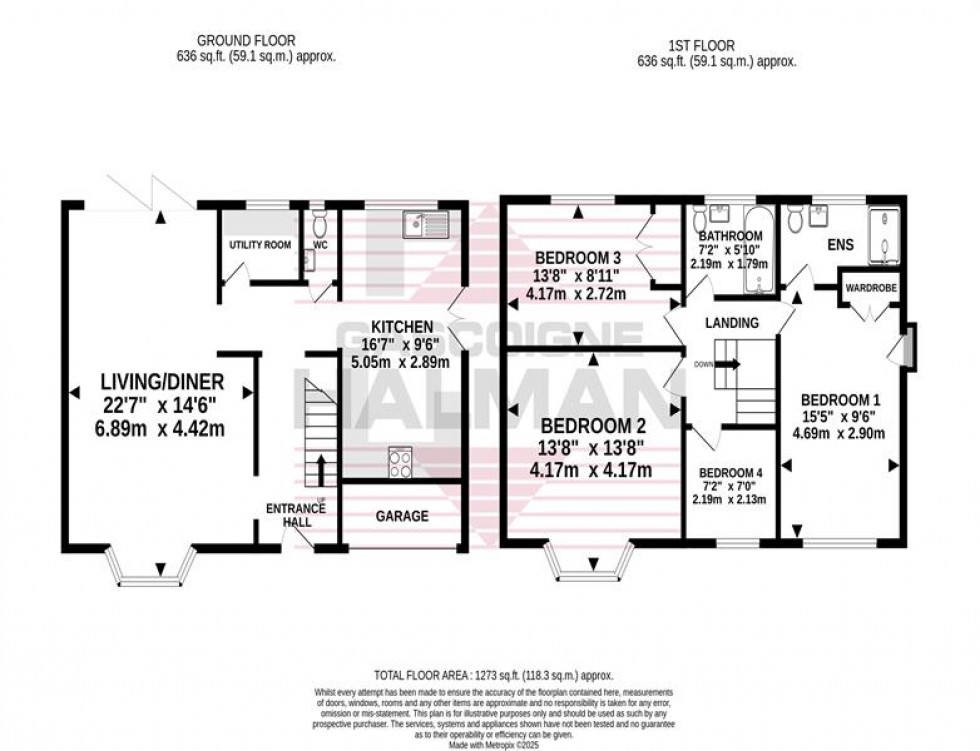 Floorplan for Sherborne Road, Cheadle Heath, Stockport
