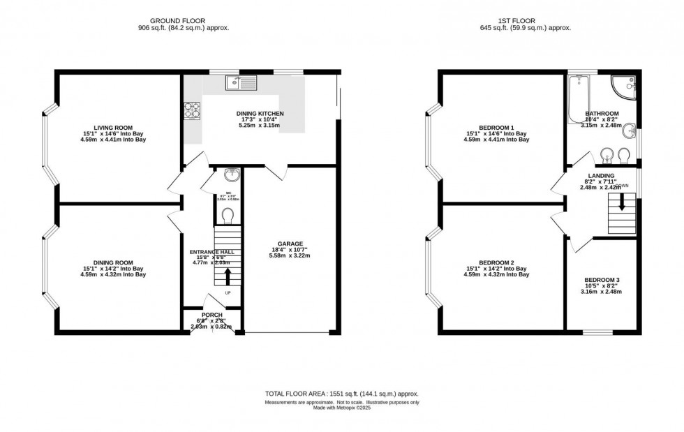 Floorplan for Roseland Avenue, Didsbury
