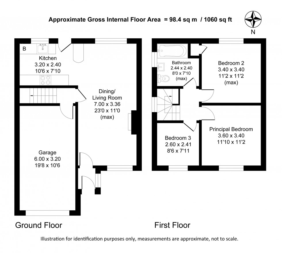 Floorplan for Mardale Crescent, Lymm