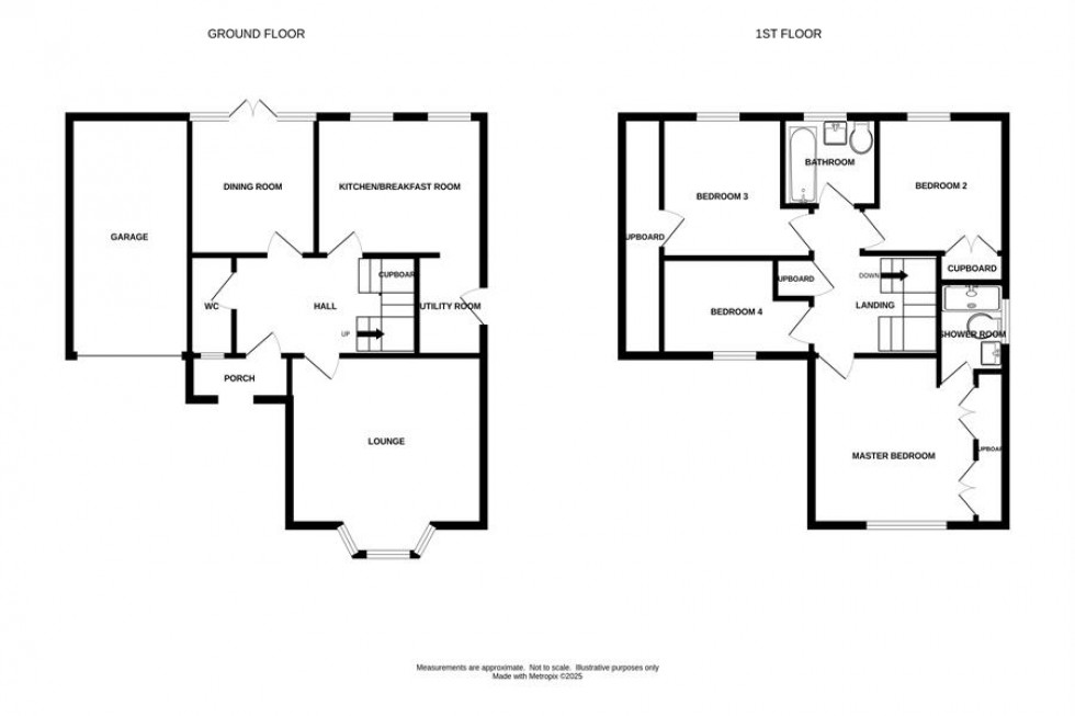 Floorplan for Beverley Way, Macclesfield