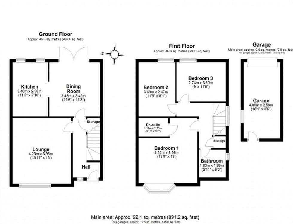Floorplan for Crosland Terrace, Helsby, Frodsham