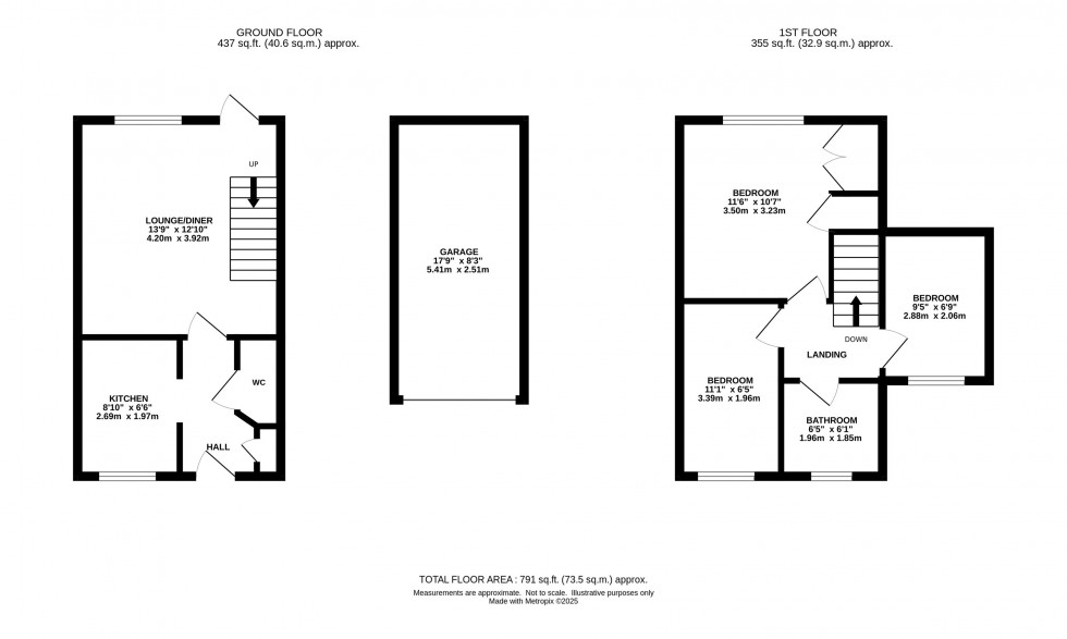 Floorplan for Ashford Drive, Appleton, Warrington