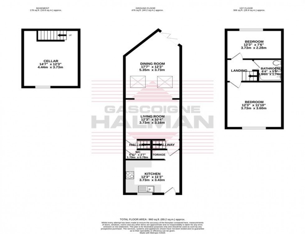 Floorplan for Stockport Road, Cheadle
