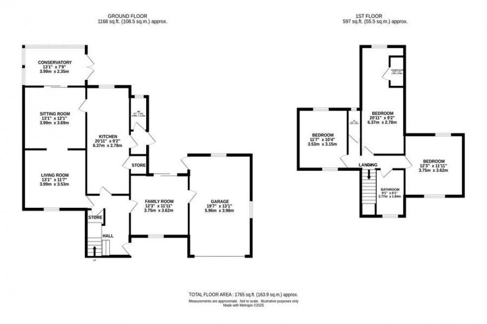 Floorplan for Park Road, Disley
