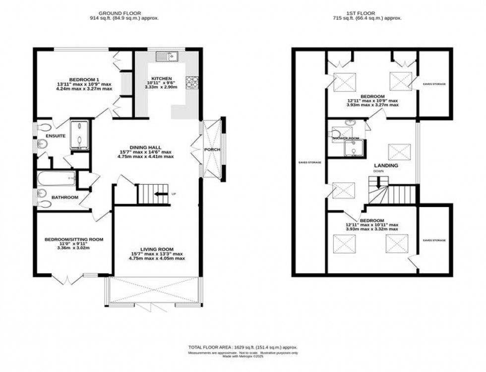 Floorplan for Woodside, Knutsford
